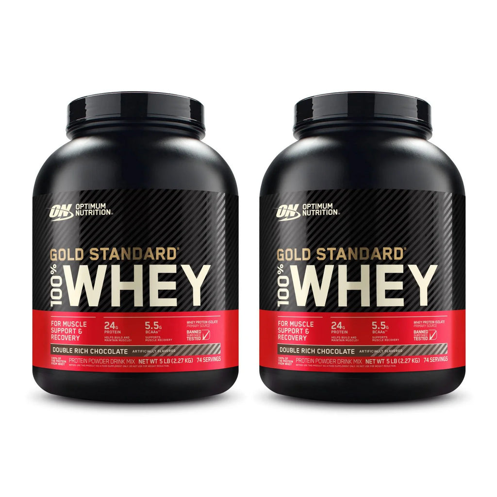 2x GOLD STANDARD 100% WHEY™ Protein (5 lbs) – optimumnutritionshops.de.com